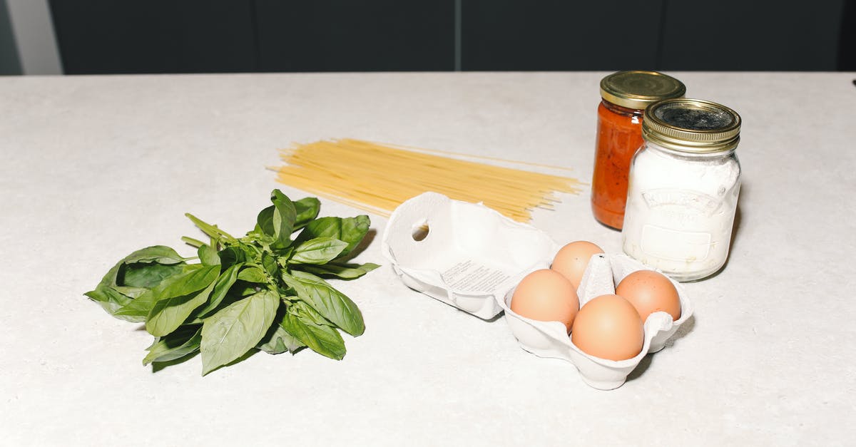 Does adding salt before cooking toughen scrambled eggs? - Ingredients Of A Spaghetti On Kitchen Counter