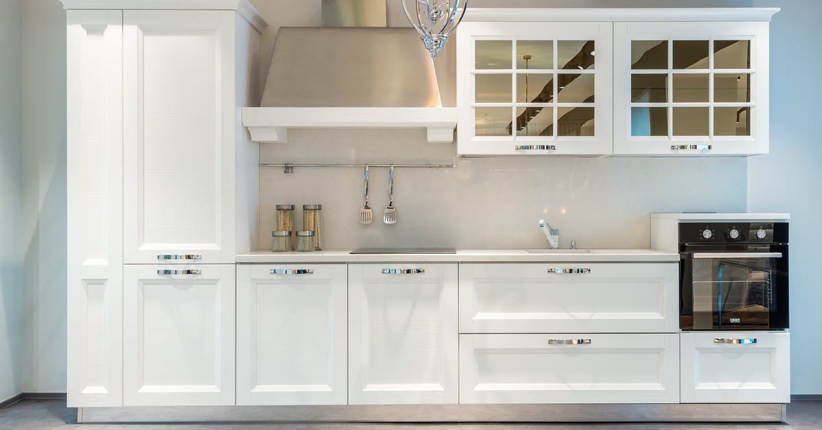Does an electric crepe maker require a hood and ventilation? - White kitchen furniture and modern appliances in apartment Does an electric crepe maker require a hood and ventilation? - White kitchen furniture and modern appliances in apartment