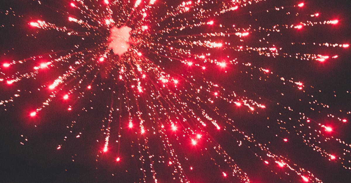 Does anyone know what this dark red colored discharge is from this grilled chicken? - Colorful firework on dark sky Does anyone know what this dark red colored discharge is from this grilled chicken? - Colorful firework on dark sky