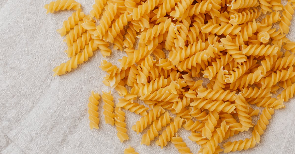 Does dry pasta need washing? - Close-Up Photo Of Fusilli Does dry pasta need washing? - Close-Up Photo Of Fusilli