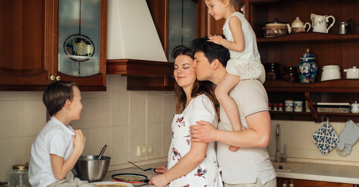 Does paneer have to be cooked? - Photo of Man Kissing His Wife While Cooking