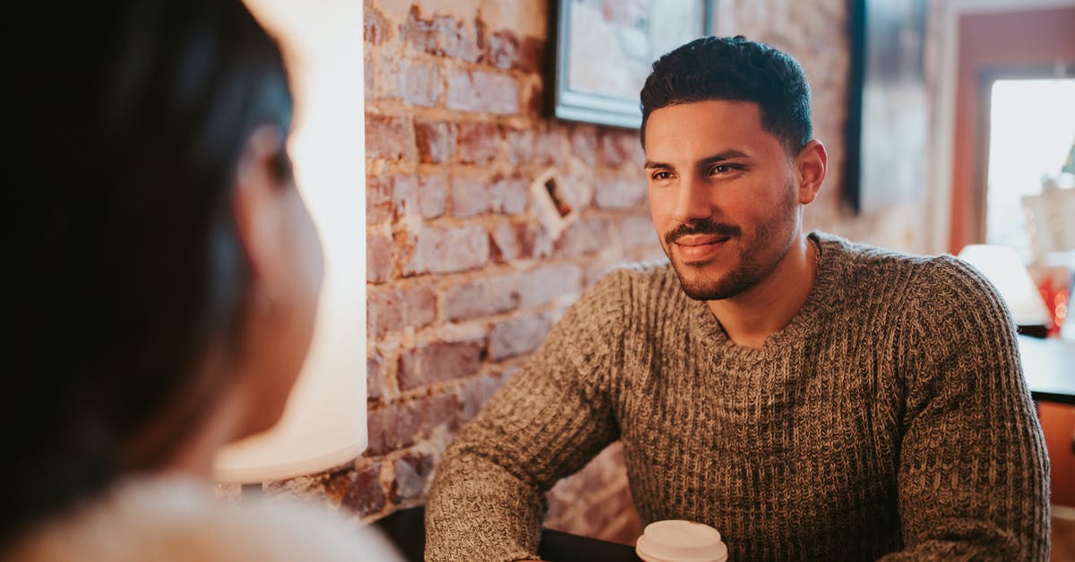 Does polenta 'go off'? - Young couple in casual clothes sitting at table with cup of drink on date in cafeteria near brick wall and talking Does polenta 'go off'? - Young couple in casual clothes sitting at table with cup of drink on date in cafeteria near brick wall and talking