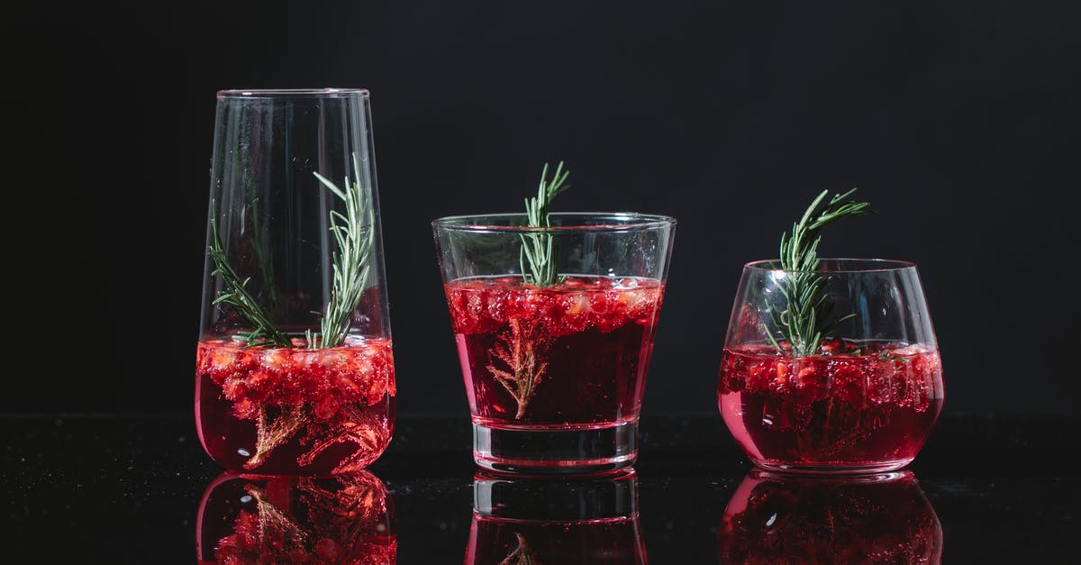 Does sauteing onions produce alcohol or something similar to alcohol? - Transparent clean glasses filled with similar red cocktail with rosemary and berries on black background Does sauteing onions produce alcohol or something similar to alcohol? - Transparent clean glasses filled with similar red cocktail with rosemary and berries on black background