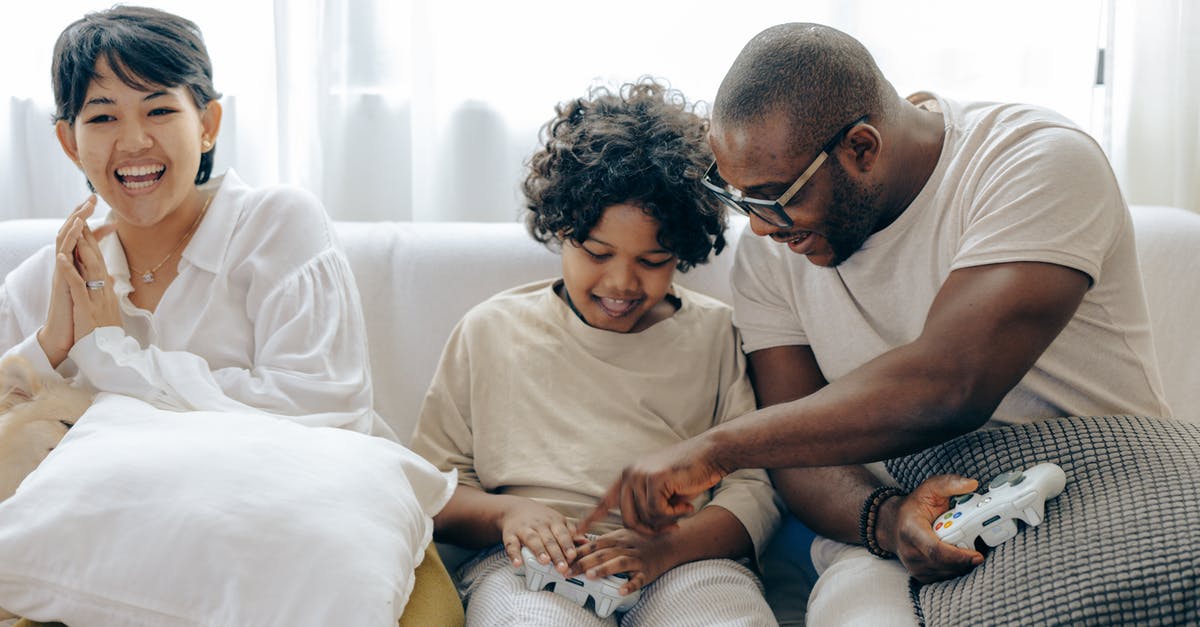 Does smoke point affect max temp of patina - Caring father teaching son using joystick Does smoke point affect max temp of patina - Caring father teaching son using joystick