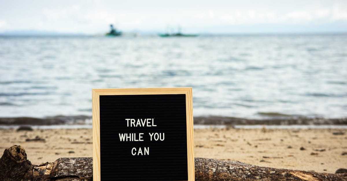 Does water "go bad" in this sense? - Board with Text 'Travel While You Can' Beside Log on the Beach Does water "go bad" in this sense? - Board with Text 'Travel While You Can' Beside Log on the Beach