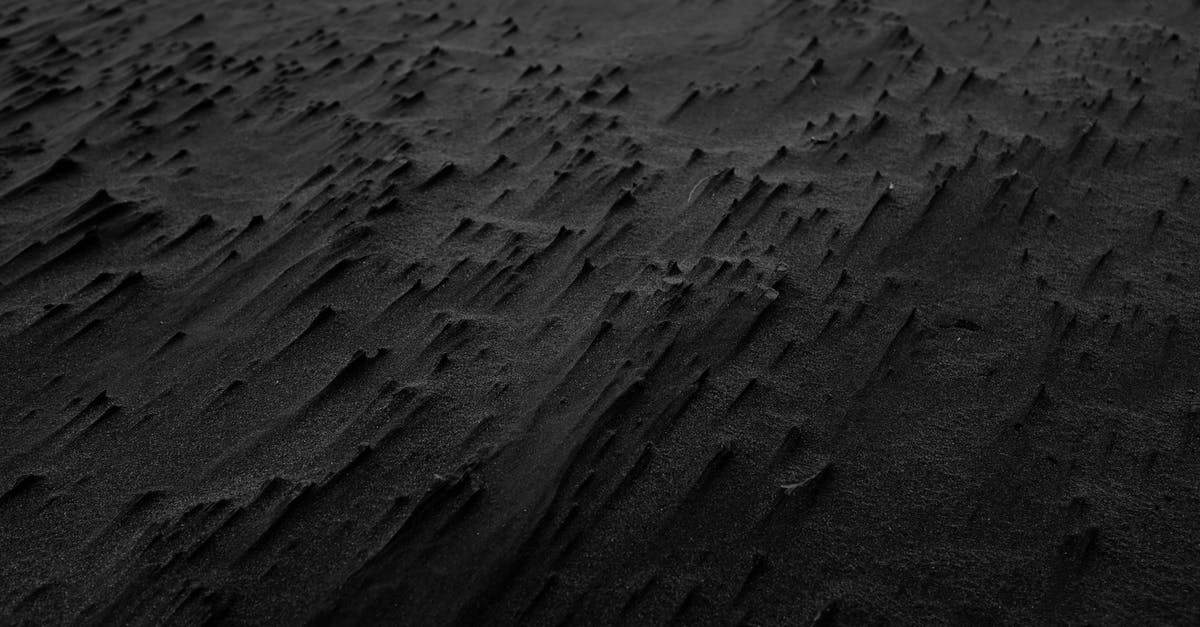Dry sous vide steak - Black and White Photography of Sand