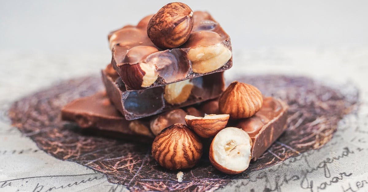 Effect of liquified hazelnuts on chocolate tempering? - Pile of Chocolate Bar Effect of liquified hazelnuts on chocolate tempering? - Pile of Chocolate Bar