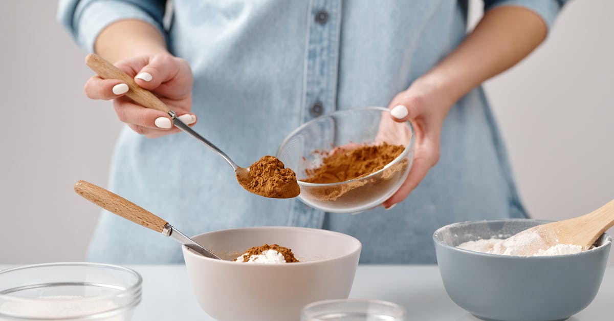 Effect of undutched cocoa on baking - Person Adding a Spoon of Cinnamon in a Bowl Effect of undutched cocoa on baking - Person Adding a Spoon of Cinnamon in a Bowl