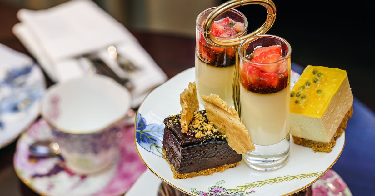 English Breakfast vs Ceylon tea - Chocolate Cake With Strawberry and Cream on Top English Breakfast vs Ceylon tea - Chocolate Cake With Strawberry and Cream on Top