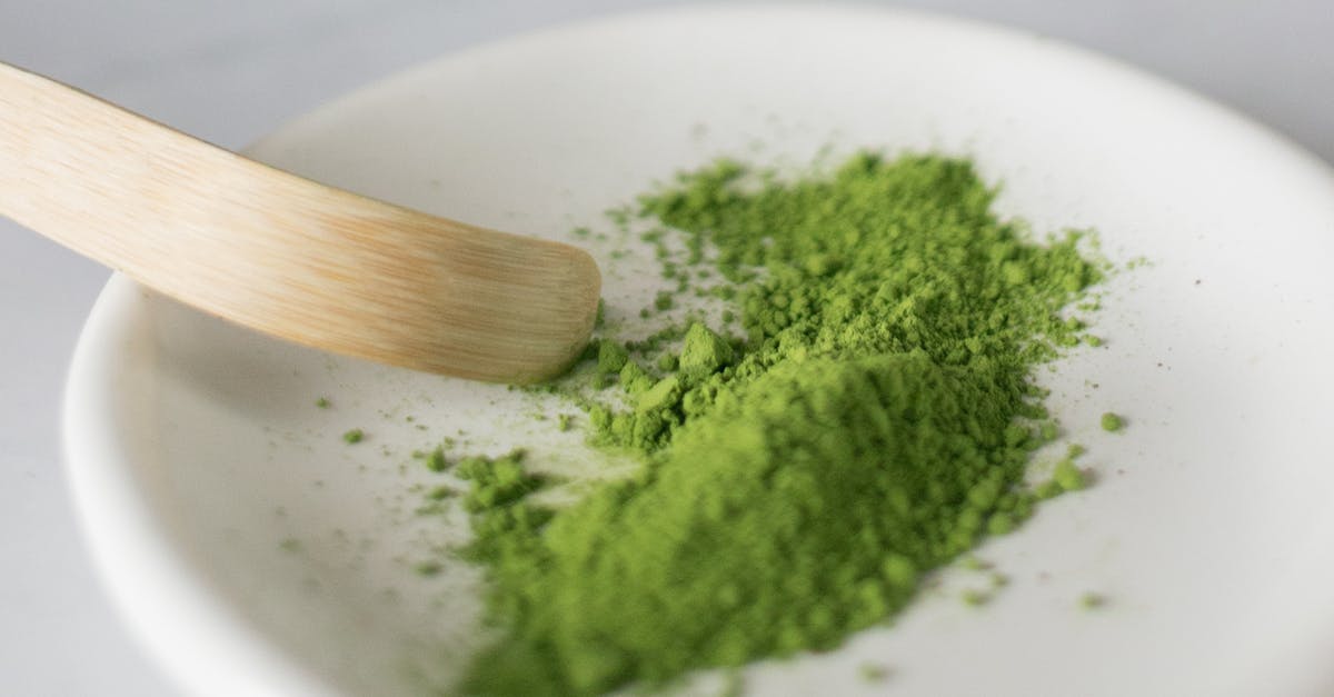 Exact food category of a food item - Dry green food coloring on plate Exact food category of a food item - Dry green food coloring on plate