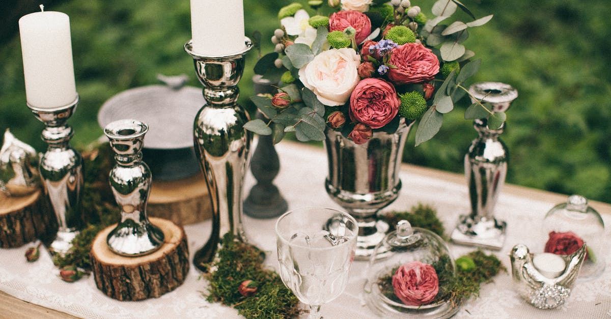 Exact food category of a food item - Silver Candle Holders On A Table Exact food category of a food item - Silver Candle Holders On A Table
