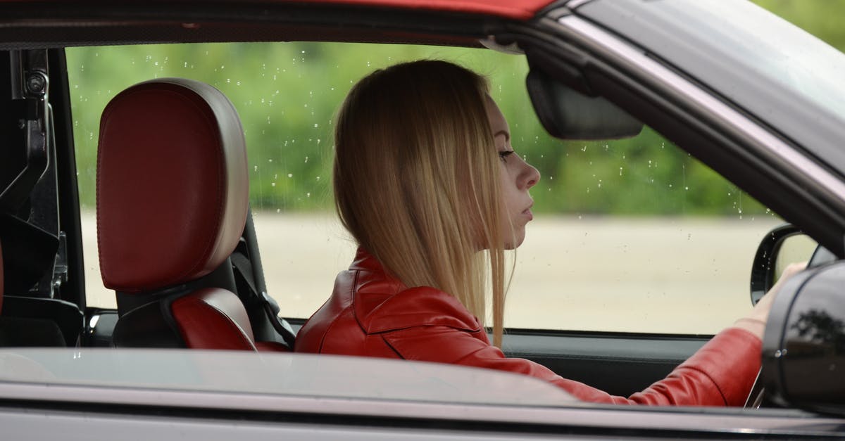 Fast meringue technique - Woman Driving Car Fast meringue technique - Woman Driving Car