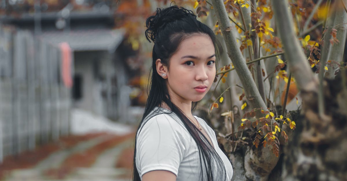 Fish balls aren't bouncy and fall apart easily - Young Woman in a White T-shirt Outdoors in AutumnĀ Fish balls aren't bouncy and fall apart easily - Young Woman in a White T-shirt Outdoors in AutumnĀ