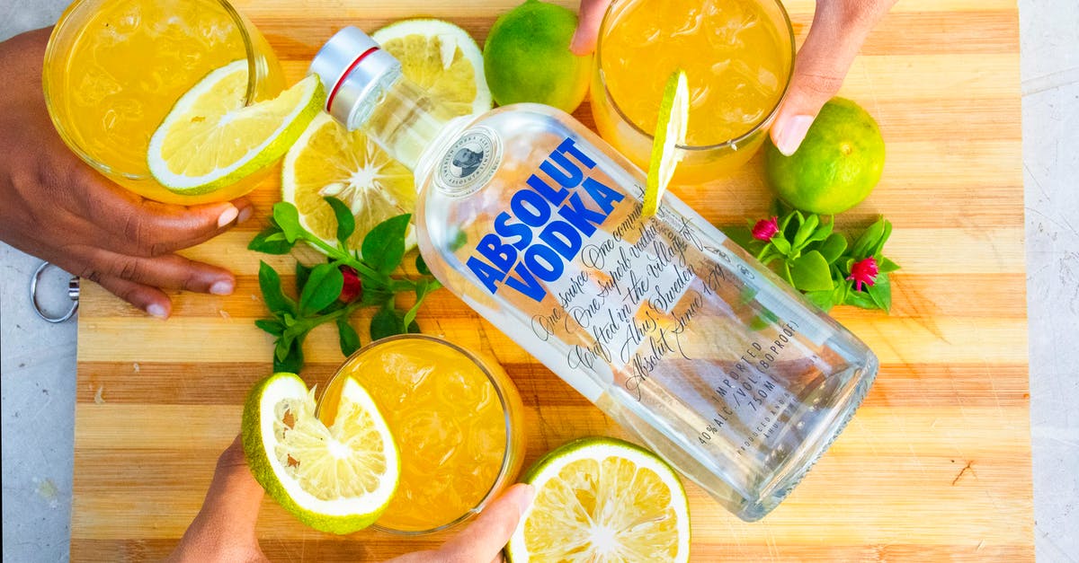 Fishhouse Punch: Peach Brandy vs Schnapps - Absolut vodka Fishhouse Punch: Peach Brandy vs Schnapps - Absolut vodka