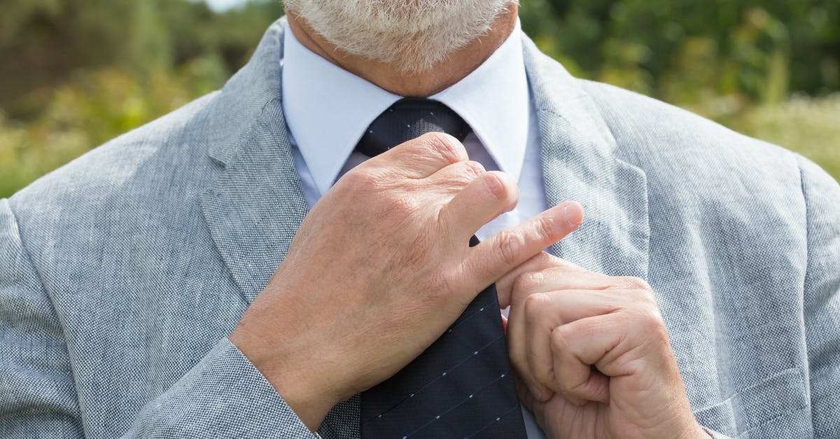 Fixing oily chili - Man in Gray Suit Jacket Holding His Necktie
