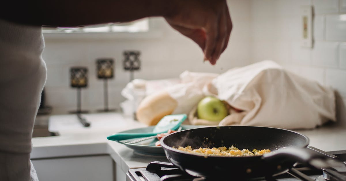 Fixing Sticky Seasoning on Cast-Iron Pan - Man Seasoning Scrambled Eggs Fixing Sticky Seasoning on Cast-Iron Pan - Man Seasoning Scrambled Eggs