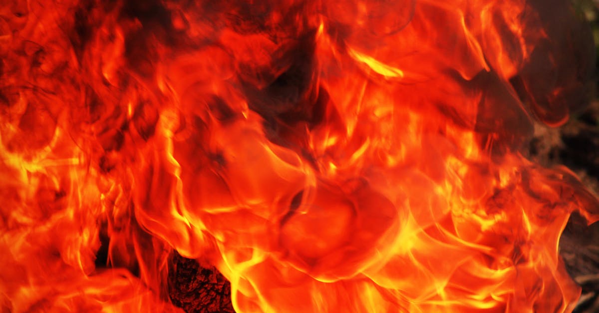 Flammable gas emitted by sausage - Orange Flames Wallpaper Flammable gas emitted by sausage - Orange Flames Wallpaper