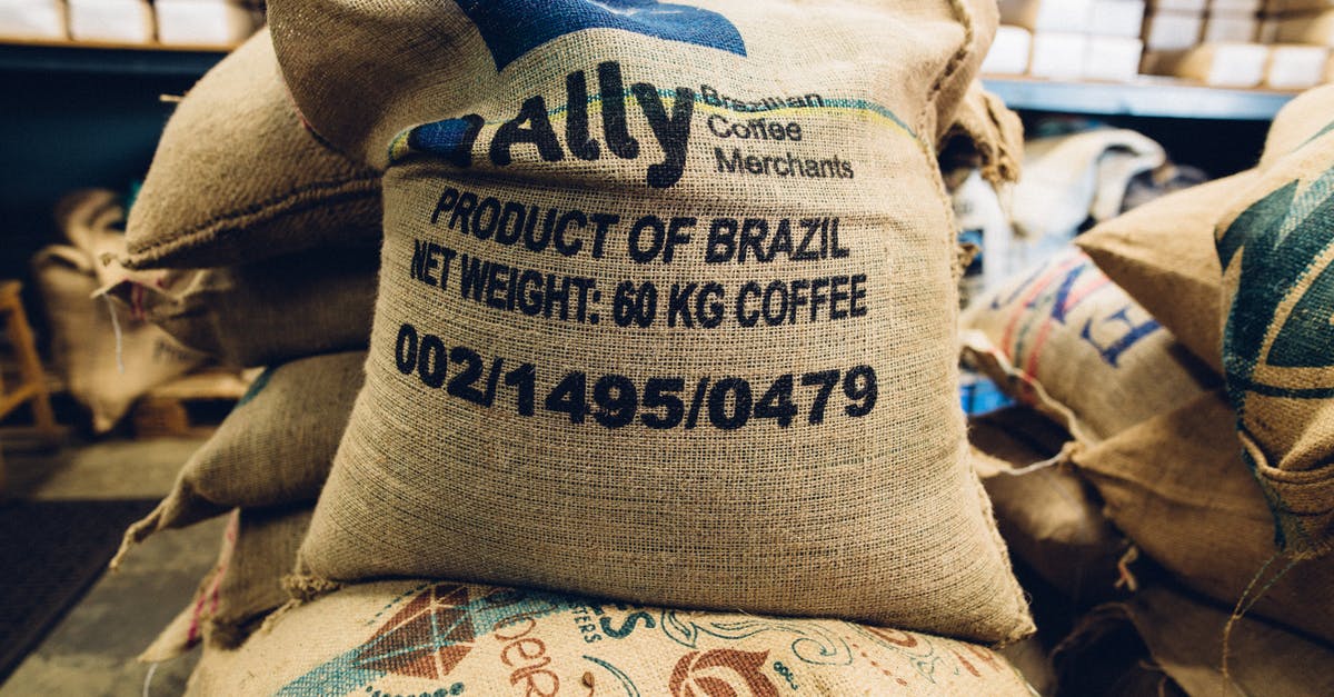Food Vacuum Storage Systems - Sacks Of Coffee Beans Food Vacuum Storage Systems - Sacks Of Coffee Beans