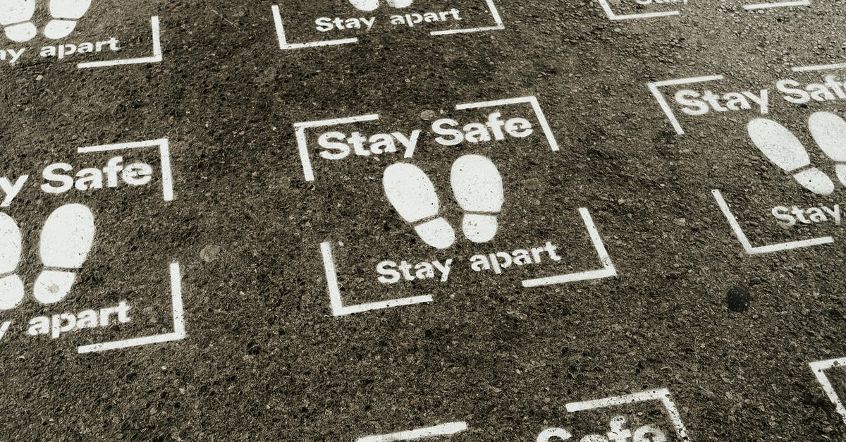 Freezing Mashed Potatoes - any way to prevent drying out? - From above white sign of feet and inscription Stay Safe Stay Apart painted on asphalt road during coronavirus outbreak
