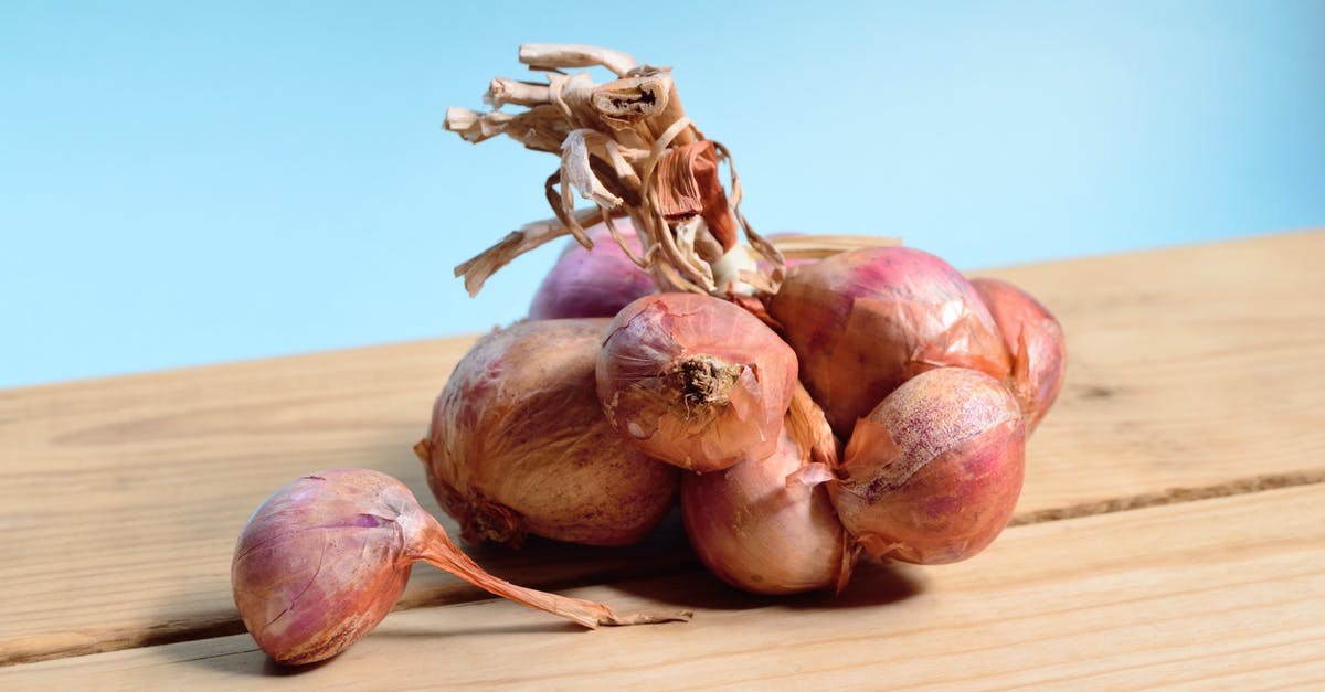 Frozen onions in root cellar - Brown Onions