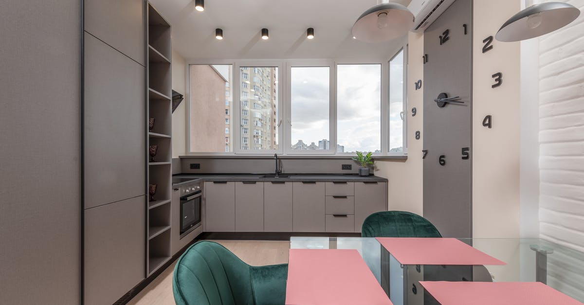 Frying Steak - disappointing gray crust, not pink inside - Contemporary kitchen in new flat Frying Steak - disappointing gray crust, not pink inside - Contemporary kitchen in new flat
