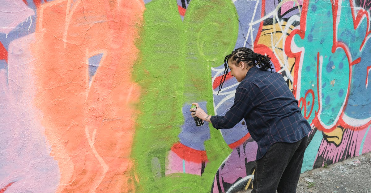 Fudge already set, can you soften and re-set it? - Focused ethnic woman painting on wall Fudge already set, can you soften and re-set it? - Focused ethnic woman painting on wall