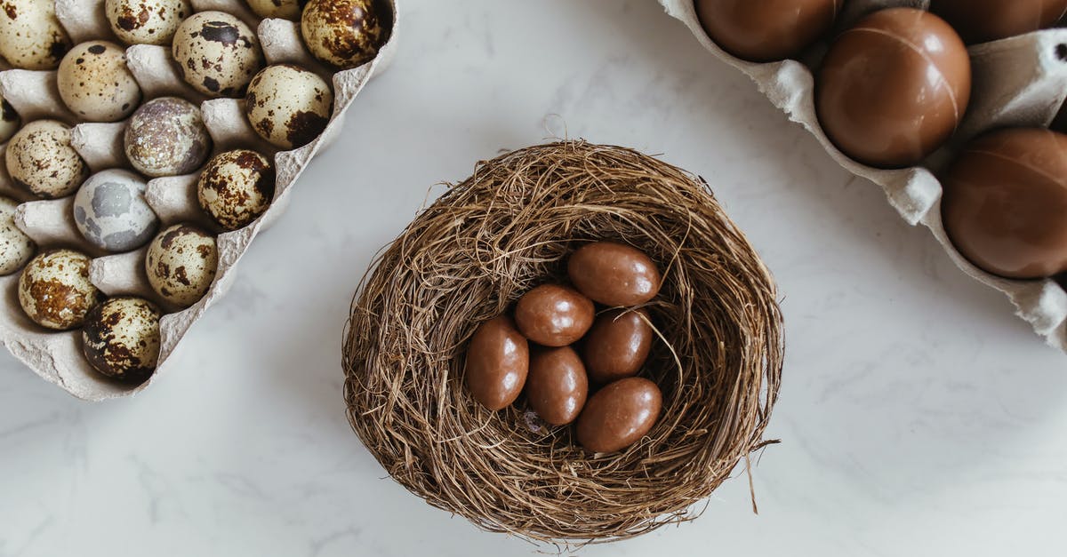Get chocolate eggs out of silicone mold - Egg Shaped Chocolate on Brown Nest Get chocolate eggs out of silicone mold - Egg Shaped Chocolate on Brown Nest