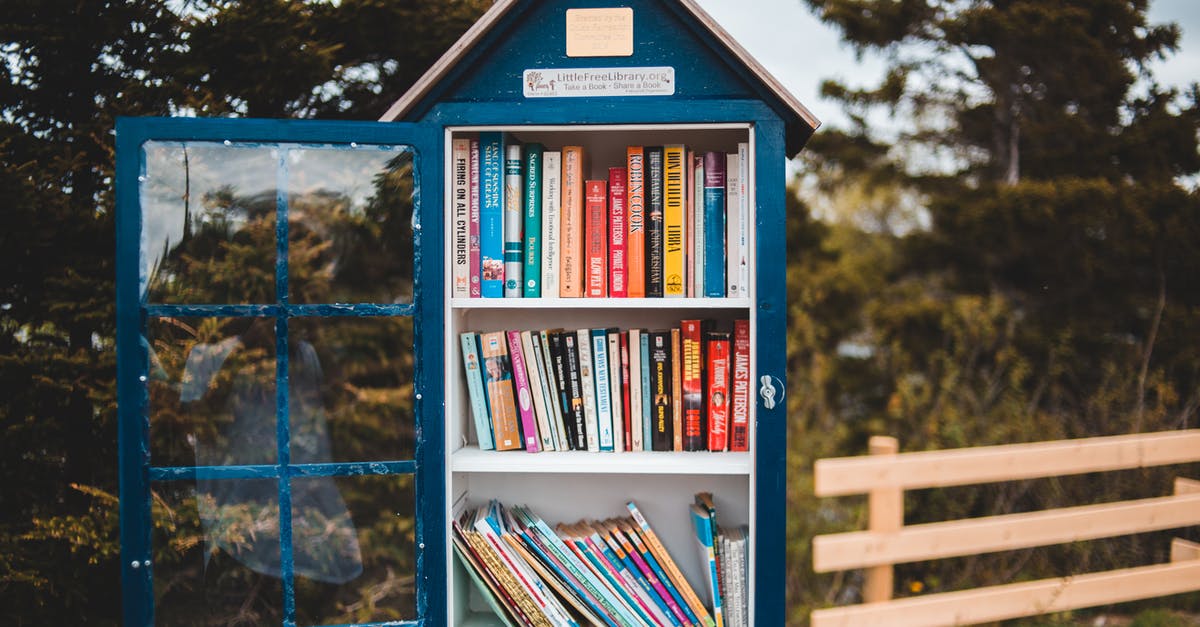 Good book on the chemistry of cooking? - Wooden house shaped public bookcase with opened door filled with books and located in lush green park Good book on the chemistry of cooking? - Wooden house shaped public bookcase with opened door filled with books and located in lush green park