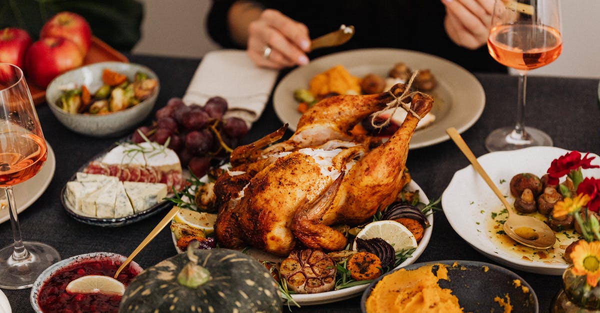 HELP with brining a Turkey and still have regular tasting gravy? - Roasted Turkey on White Ceramic Plate