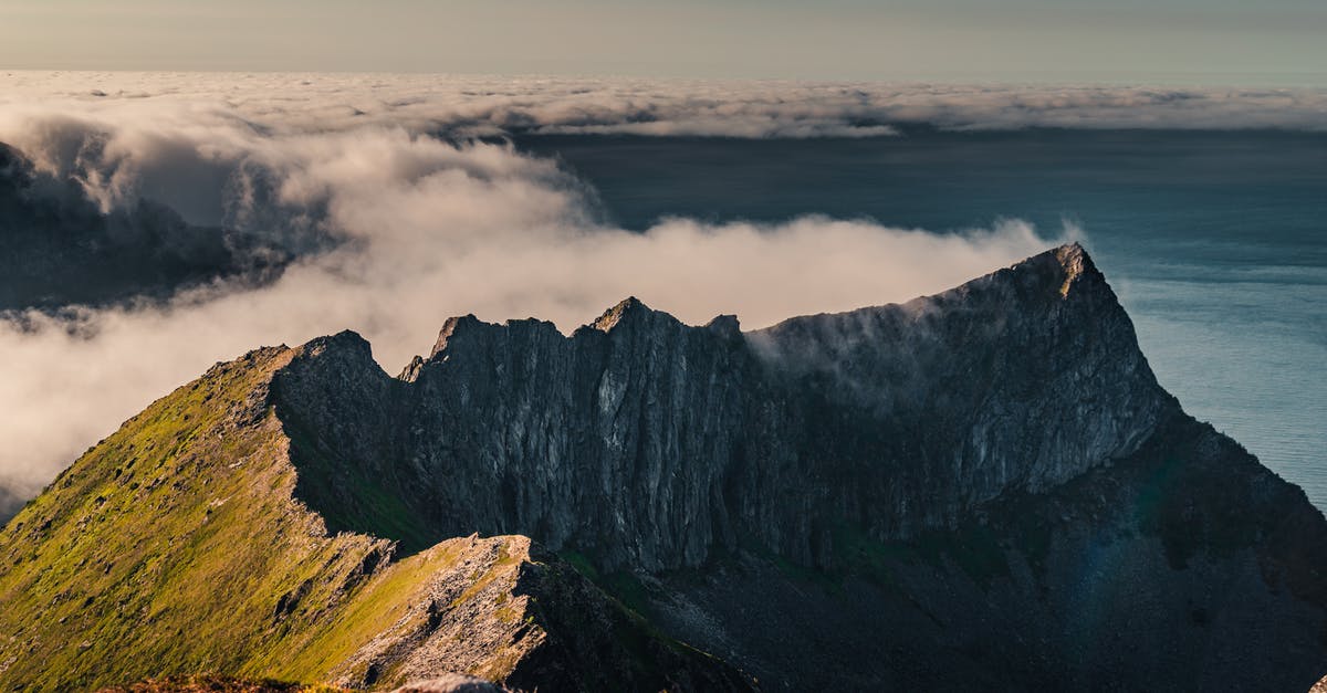 High Elevation Souffle - Photo of Cliff Near Clouds High Elevation Souffle - Photo of Cliff Near Clouds