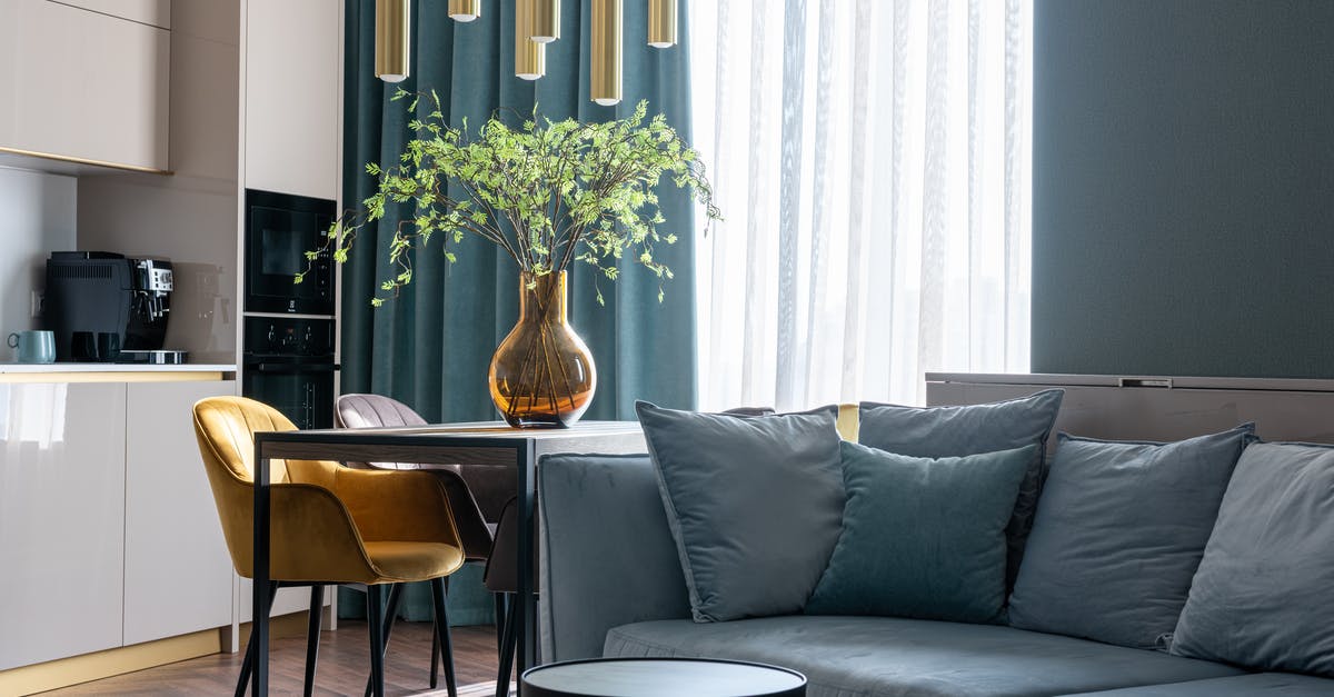 Home oven over 500°F? - Comfortable couch with pillows and wooden table with soft chairs in modern studio apartment with kitchen zone in daylight Home oven over 500°F? - Comfortable couch with pillows and wooden table with soft chairs in modern studio apartment with kitchen zone in daylight