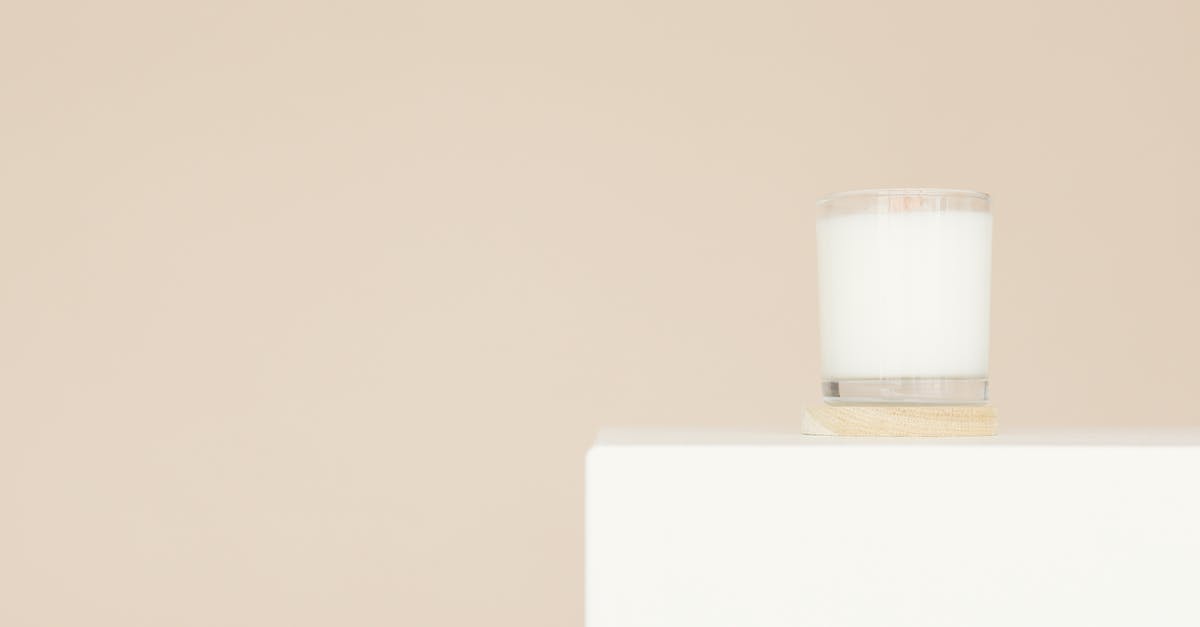 Home-made soy milk - Clear Drinking Glass With White Liquid Inside Home-made soy milk - Clear Drinking Glass With White Liquid Inside