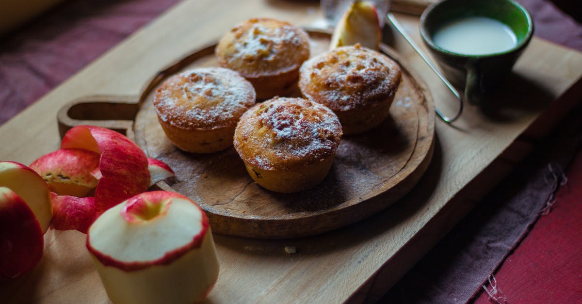 Homemade soy milk powder, or other plant-based milk powder - Sweet desert with fruit and tea on wooden board Homemade soy milk powder, or other plant-based milk powder - Sweet desert with fruit and tea on wooden board