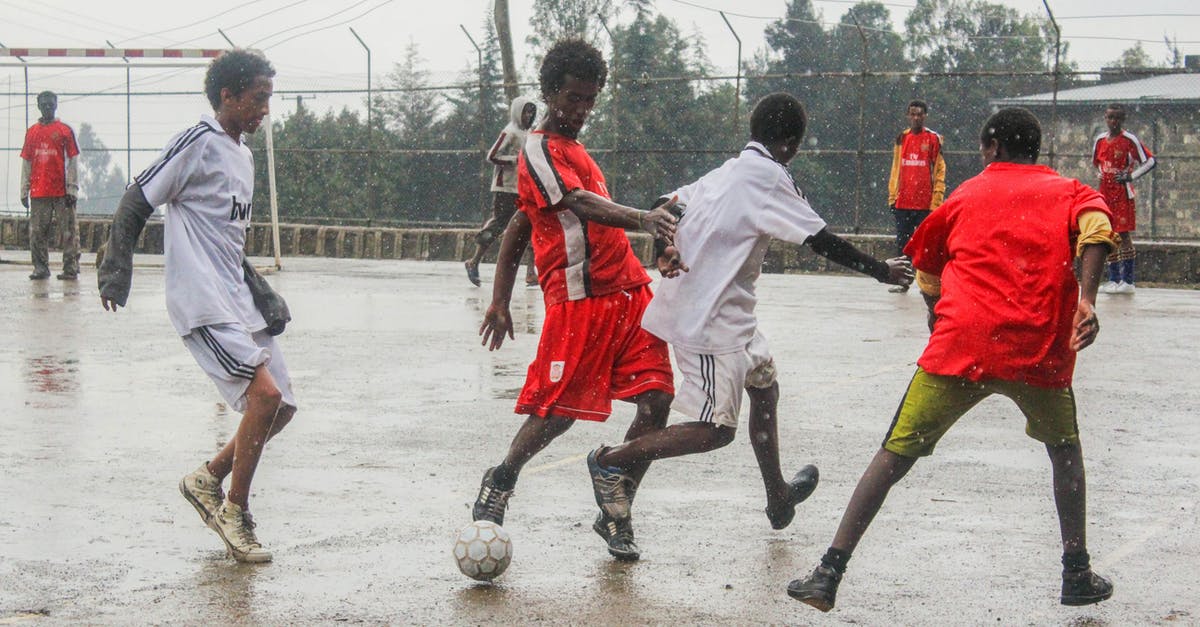 hominy grits versus masa harina - Men Playing Soccer Under the Rain hominy grits versus masa harina - Men Playing Soccer Under the Rain