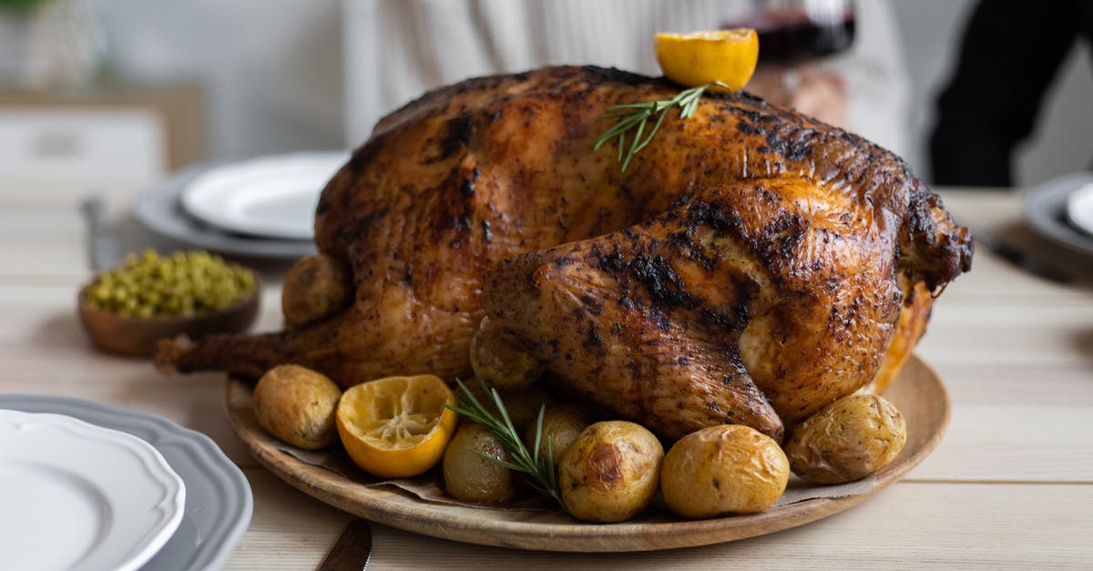 How big of a roast do I need - From above of big turkey roasted with lemon and potatoes on round wooden tray placed on table for celebrating Thanksgiving Day How big of a roast do I need - From above of big turkey roasted with lemon and potatoes on round wooden tray placed on table for celebrating Thanksgiving Day