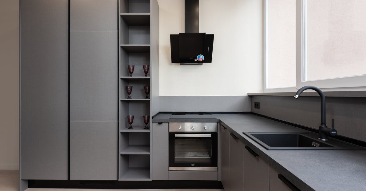 How can I clean my oven window? - Modern kitchen with furniture and appliances How can I clean my oven window? - Modern kitchen with furniture and appliances