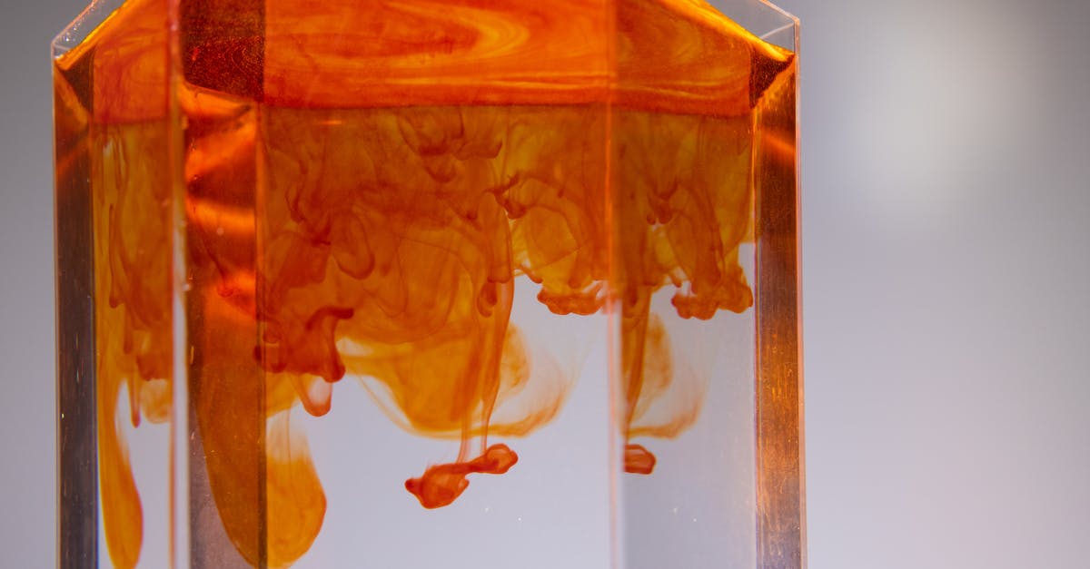 how can I get guar gum to smoothly blend in juice? - Glass with colorful ink flows in liquid how can I get guar gum to smoothly blend in juice? - Glass with colorful ink flows in liquid