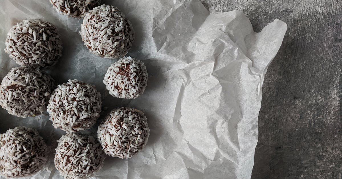 How can I make sugarless chocolate brownies more moist - Chocolate balls on Paper How can I make sugarless chocolate brownies more moist - Chocolate balls on Paper