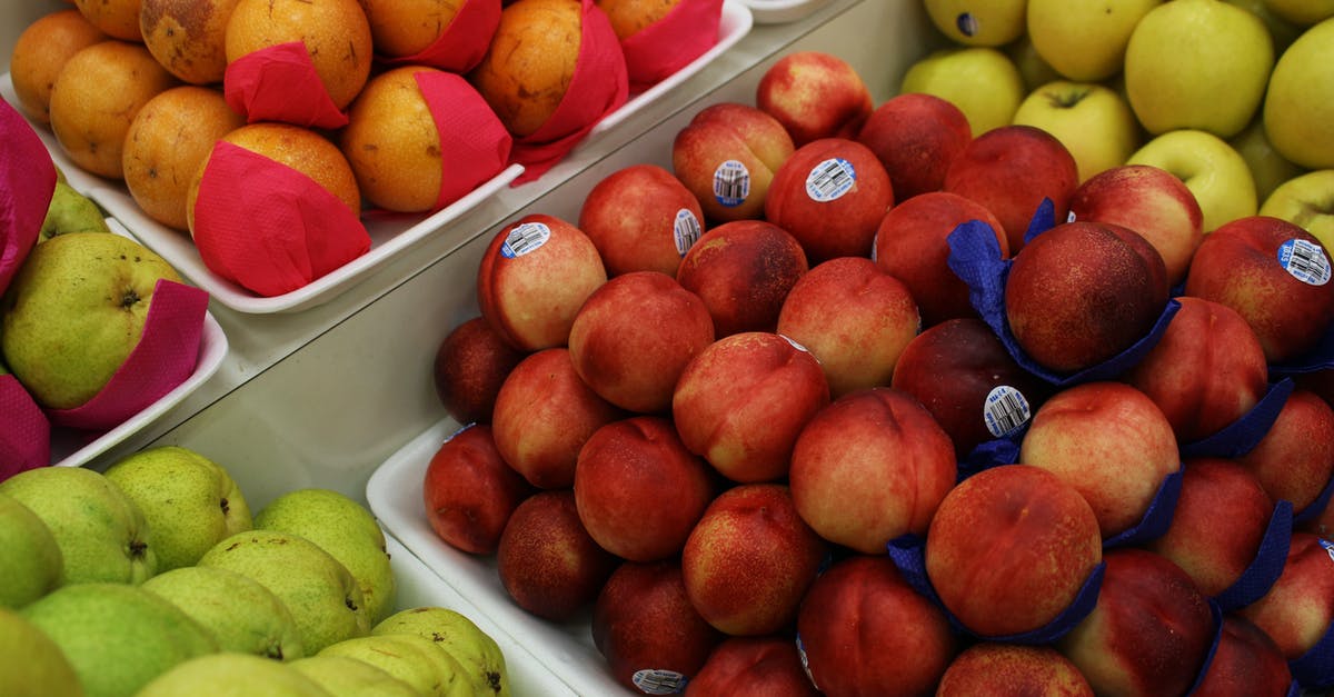 How can I replace apples with peaches? - Piles of Assorted Round Fruits How can I replace apples with peaches? - Piles of Assorted Round Fruits