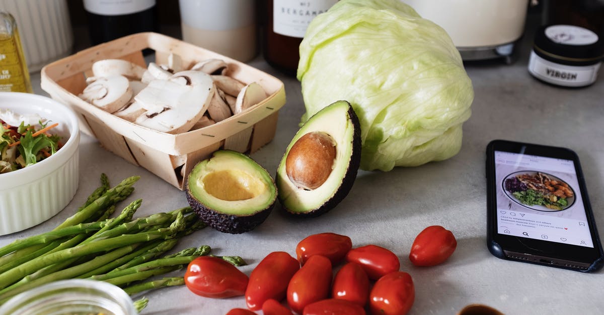 How can I safely jar up my homemade salad dressing? - Ingredients for cooking dinner near smartphone How can I safely jar up my homemade salad dressing? - Ingredients for cooking dinner near smartphone