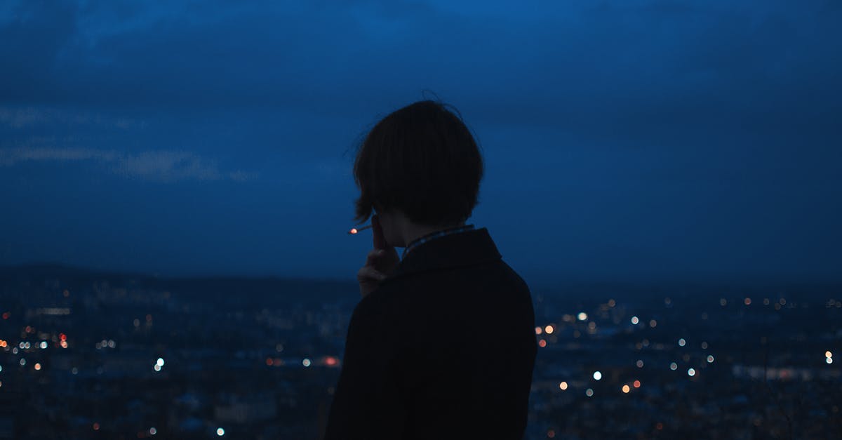 How can I smoke something without a smoker - Person Smoking Across City Building during Nighttime How can I smoke something without a smoker - Person Smoking Across City Building during Nighttime