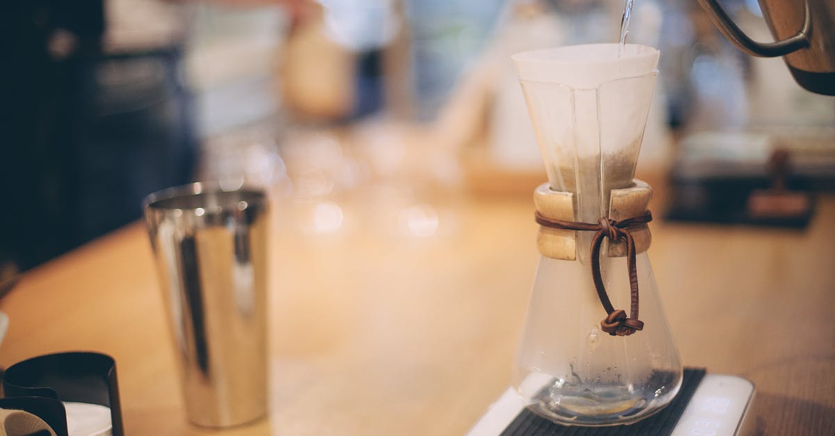 How can I use an espresso maker on an induction cooktop? - Barista brewing coffee using chemex method How can I use an espresso maker on an induction cooktop? - Barista brewing coffee using chemex method