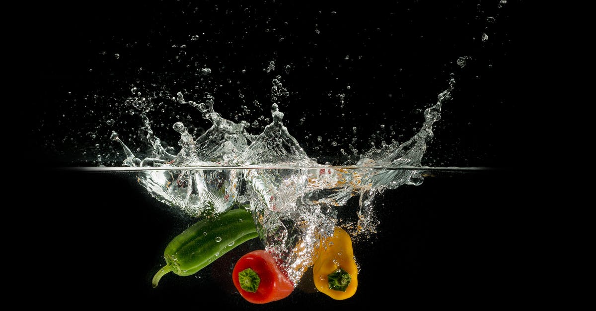 How close is the liquid in canned vegetables to vegetable stock? - Bell Peppers Dropped on Water How close is the liquid in canned vegetables to vegetable stock? - Bell Peppers Dropped on Water
