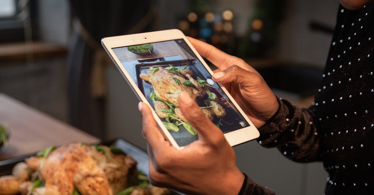 How do I accurately take a chicken thigh's temperature? - Person Taking a Picture of Food How do I accurately take a chicken thigh's temperature? - Person Taking a Picture of Food