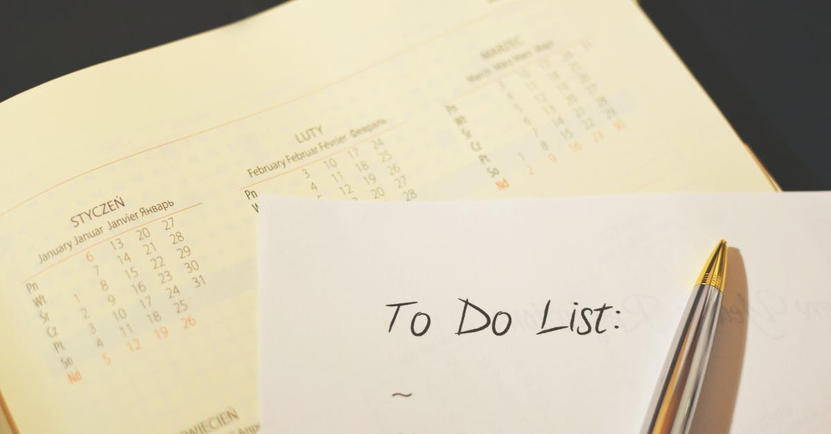 How do I become more time efficient in the kitchen? [closed] - Pen on to Do List Paper