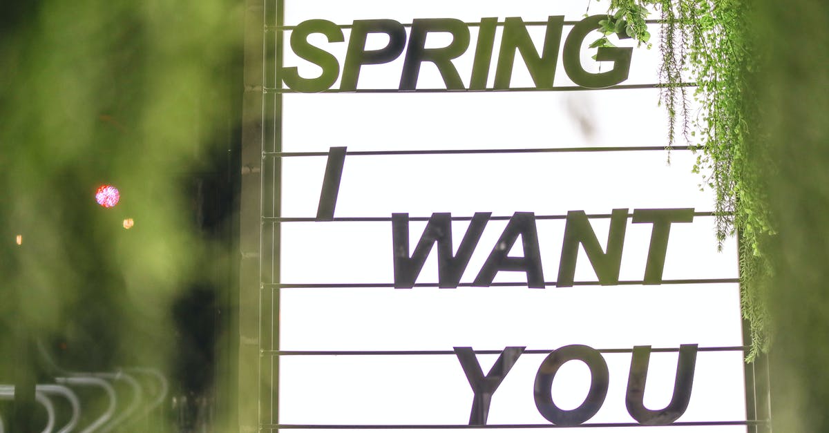 How do I get my spring rolls crispy? - Sign glowing in white light consisting of several compartments with black inscription Spring I Want You surrounded by blurred green plants in evening on street How do I get my spring rolls crispy? - Sign glowing in white light consisting of several compartments with black inscription Spring I Want You surrounded by blurred green plants in evening on street