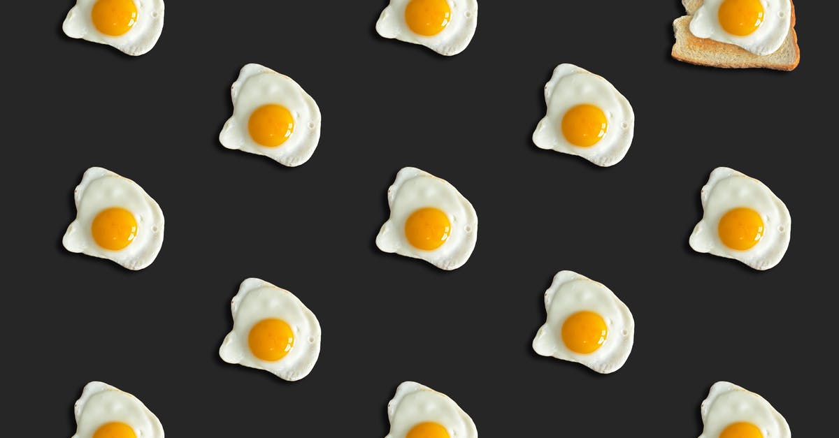 How do I leave fried eggs intact? - Cooked Eggs on Black Background How do I leave fried eggs intact? - Cooked Eggs on Black Background