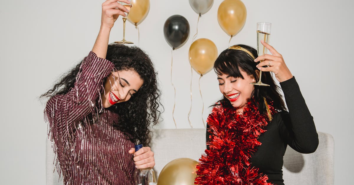 How do I make a Turkish Delight Syrup - Cheerful friends with glasses of tasty champagne smiling and congratulating each other among balloons How do I make a Turkish Delight Syrup - Cheerful friends with glasses of tasty champagne smiling and congratulating each other among balloons