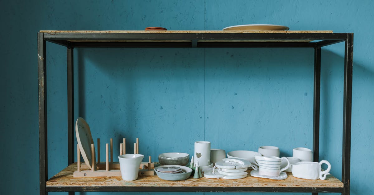 How do I make shelf stable legume dishes in vacuum bags? - White Ceramic Dishes in Shelves with Blue Wall Background How do I make shelf stable legume dishes in vacuum bags? - White Ceramic Dishes in Shelves with Blue Wall Background
