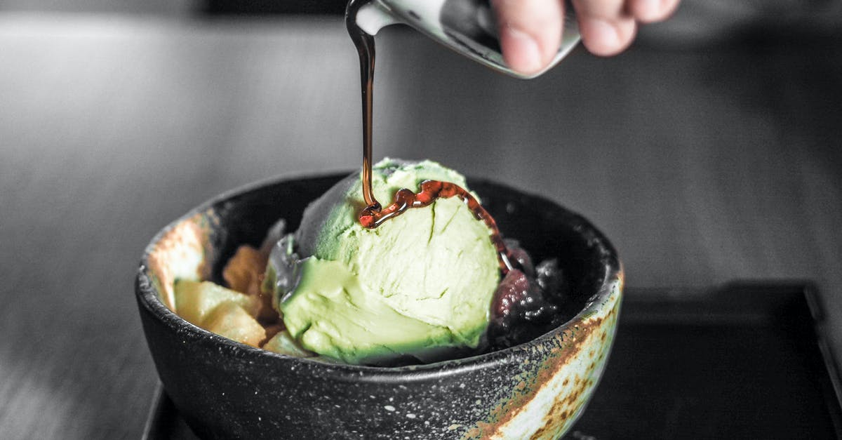 How do I scoop ice cream into spherical scoops every time? - Ice Cream With Chocolate Syrup